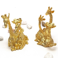 Porte-boule de cristal girafe personnalisé ornements de bureau conception gratuite artisanat en métal décoration de la maison articles cadeaux souvenirs