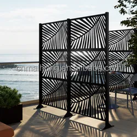 Prix d'usine – Panneaux décoratifs en métal découpés au laser pour clôture extérieure toutes saisons, art paysager, écran de jardin et treillis