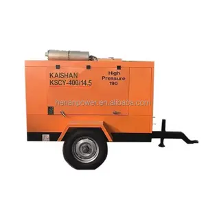 Good quality portable Kaishan KSCY-400/14.5 diesel engine screw air compressor for mining