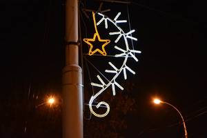 Nueva Llegada, Iluminación LED para Postes con Motivos Navideños IP65 para Celebraciones Festivas 2025, Decoración Luminosa LED para Postes - Product Image 1