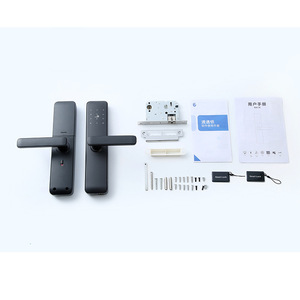 เว่ยซุน สมาร์ทล็อคสำหรับประตูไม้ พร้อมระบบสแกนบัตรและรหัสผ่าน ดีไซน์ทันสมัย ผลิตจากอลูมิเนียมอัลลอย รุ่น J086 - Product Image 3