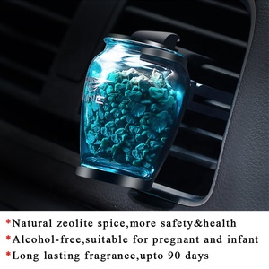 Gran oferta, Clip de ventilación de coche de zeolita Natural, Perfume, salida de <span class=keywords><strong>aire</strong></span> automática, piedra de aroma sólido, ambientador de aromaterapia, accesorios interiores - Product Image 3