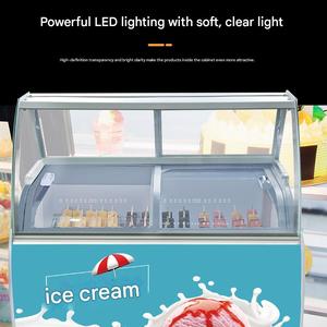 Vitrina Refrigerada Redonda Giratoria <span class=keywords><strong>para</strong></span> Exhibición de Pasteles y Postres <span class=keywords><strong>para</strong></span> Bodas - Product Image 3