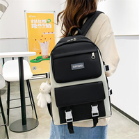 Mochila Impermeable para la Escuela, Bolsos Escolares para Niñas de Primaria, Bolsa Escolar para Niños, Bolsa para Adolescentes, Juego 3 en 1, Moda Femenina Oxford