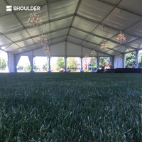 Carpa de Lujo para Bodas, Impermeable, de Aluminio, con Forro, para Fiestas, Banquetes, Ceremonias, Reuniones de Negocios, Eventos al Aire Libre