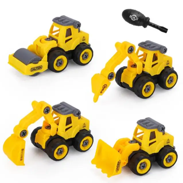 Kids DIY Nut Assembly Shop Truck Educational Toys Car