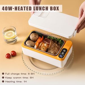 Select 110V/220V Plastic Portable <b>Heater</b> Electric Heated Lunchbox Hot Food Thermal Lunch Box - Product Image 5