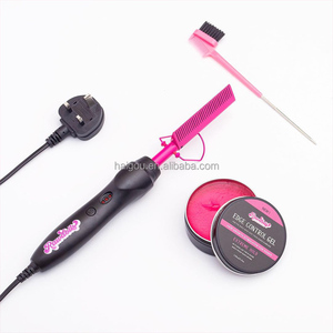 Plancha Eléctrica Caliente para el Cabello, Rizador con Spray para Fijar Pelucas y Cera en Barra para Cabello Natural Negro - Product Image 6