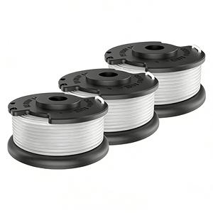 Lot de 3 bobines de rechange pour tondeuse TLE-03 en nylon 1,6 mm/16FT, couvercle TLE-03-1 pour Enhill GE-CT 18/28 Li et GE-CT 18/28 Li TC - Product Image 1