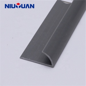 NIUYUAN Gros Décoration Murale Plastique Protecteur Profil <span class=keywords><strong>Noir</strong></span> <span class=keywords><strong>PVC</strong></span> Carreaux Coin Garniture - Product Image 5