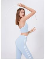 Soutien-gorge de sport confortable pour femme, grande taille, sans coutures, push-up, couvrance totale, maintien élevé, col rond, bretelles spaghetti