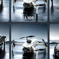 (Nouveau) Drone S2S 4K Professionnel HD Double Caméra Brushless avec Évitement d'Obstacles, Photographie Aérienne FPV, APP/WiFi, Quadricoptère Pliable