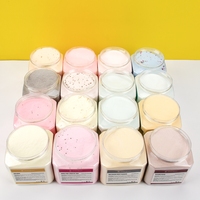 JMFREE Mascarillas de Gelatina Orgánicas Personalizadas de Marca Propia OEM, 50 Sabores, 400g de Polvo para Mascarilla Facial de Gelatina para Spa, MOQ Bajo