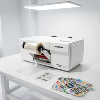Mini Impresora UV de Etiquetas de Cristal con un Cabezal EPSON I3200HD, Ideal para Empresas en Creación para la Producción de Pegatinas Personalizadas