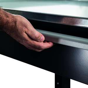 USAG - U05060155 Établi avec plateau en acier et 2 tiroirs-EAN 8010239925427 BANCS DE TRAVAIL ET TABLES - Product Image 2