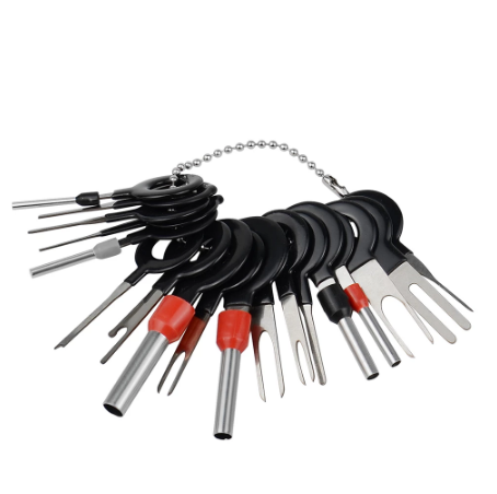 Car Circuit Wiring Crimping Connector Lead Pull Out Kit Terminal Pin Ejector