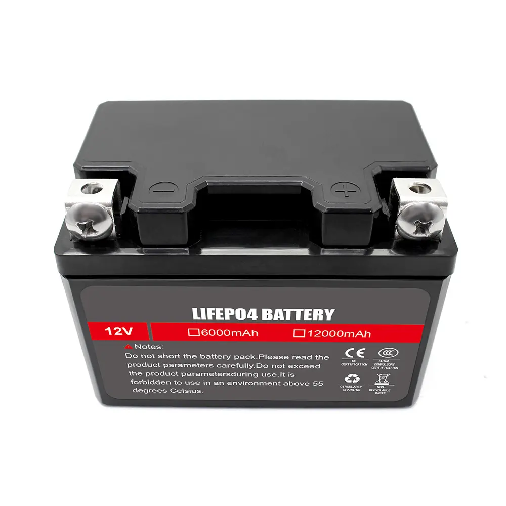 Selian 12V 6A Lifepo4 Bateria de Lítio OEM para a indústria automotiva Auto Armazenamento de Substituição de Ciclo de Vida Longa