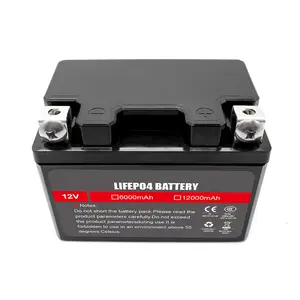 סליאן 12V 6A Lifepo4 סוללת ליתיום OEM תעשיית הרכב אחסון אוטומטי החלפת חיי מחזור ארוכים