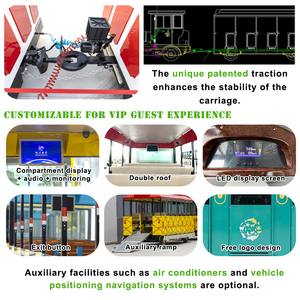 Train de luxe pour enfants, équipement de parc d'attractions extérieur, grand train avec 40+<span class=keywords><strong>2</strong></span> sièges - Product Image 5