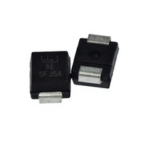 Diode TVS SMBJ5353CE3/TR13 5V, Tension de suppression 6.40V, Tension de clamping 9.2V, 600W 65A, DO-214AA, Bidirectionnelle SMB
