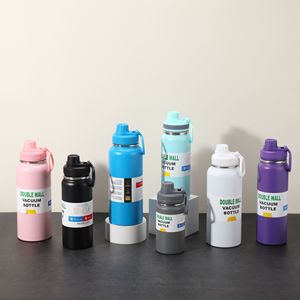 Double Wall Vacuum Bottle Stainless Steel Insulated Water Bottle Large Capacity Sports Kettle Car Portable Outdoor Travel Kettle - Product Image 2