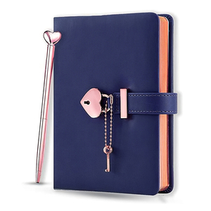 Fluffy <strong>Lockable</strong> Diary <strong>Notebook</strong> for Girls With Cute Cartoon Design Combination Lock Key Custom Print Gift Set Bulk Wholesale - Product Image 4