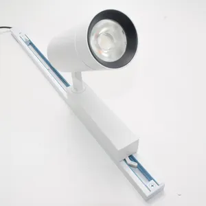 Spot d'éclairage de Rail de Rail de magasin de tissu, corps en aluminium réglable 30W LED COB Track Light