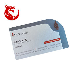 Cartes de visite transparentes en PVC de taille standard, bon marché - Product Image 3