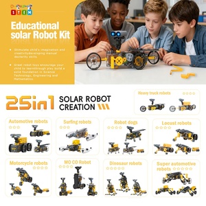 Kit de Robótica Educativa 25 en 1 con Energía Solar, Experimentos Científicos STEM, Proyectos de Robots de Energía Solar, Juguete de Construcción de Ingeniería - Product Image 3