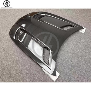 New Black Glossy Twill Weave Full Dry Carbon Fiber Front Hood for AMG GT GTC GTS 2015-2018 Car Parts - Product Image 5