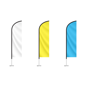 Lưỡi buồm biểu ngữ tùy chỉnh quảng cáo bãi biển cờ lông <span class=keywords><strong>Teardrop</strong></span> cờ với cơ sở - Product Image 2