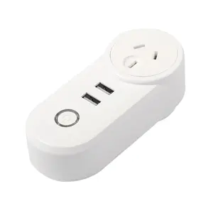 Commercio All'ingrosso della cina In Australia Wifi Smart Plug, Wifi Presa di Corrente In Australia con 2 USB