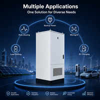Système de stockage d'énergie intelligent BOXC-2.7T pour C&I, 261 kWh, LiFePO4, refroidissement liquide, armoire extérieure IP65, optimisation de la puissance de pointe