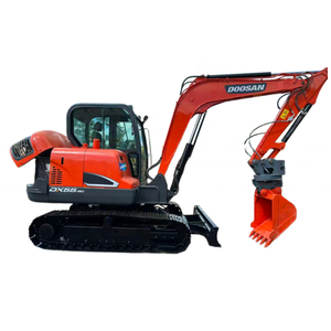 Excavatrice sur chenilles d'occasion Doosan DX55-9C, d'origine coréenne, mini-pelleuse Doosan DX55-9C, bon état, 5,5 tonnes, à vendre 305.5 - Product Image 1