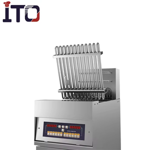 Friggitrice elettrica ad alta efficienza per controllo verticale computerizzato commerciale 28L - Product Image 3