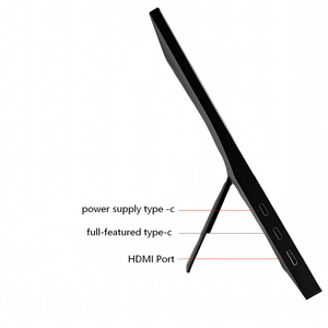 Moniteur portable sans fil haute performance de 15,6 pouces, écran IPS Full HD, haut-parleurs intégrés pour les présentations en conférence - Product Image 2