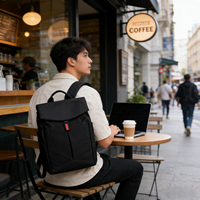 Sac à dos pour ordinateur portable en polyester Oxford imperméable et antivol de haute qualité, capacité 20-35L, résistant à l'usure, pour étudiants et employés de bureau
