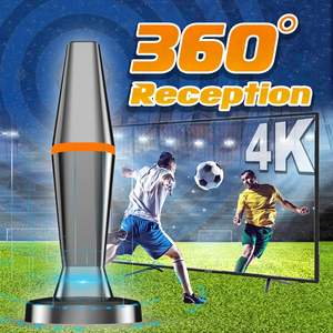 <span class=keywords><strong>Antena</strong></span> de <span class=keywords><strong>TV</strong></span> Digital de Alta Ganancia, 3M, Recepción de 360°, <span class=keywords><strong>Antena</strong></span> <span class=keywords><strong>HD</strong></span> <span class=keywords><strong>para</strong></span> Televisores Inteligentes, Uso en Interiores, Base Magnética Resistente, Recepción de <span class=keywords><strong>TV</strong></span> sin Cables - Product Image 5