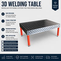 Table de soudage 3D D28 sur mesure, plateforme de soudage modulaire flexible avec traitement de surface au nitruage