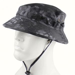 Sombrero de pescador personalizado de ala estrecha Camoblack, venta al por mayor de fábrica, protección solar, para verano, esquí, fiestas, uso diario, safari, pesca - Product Image 4