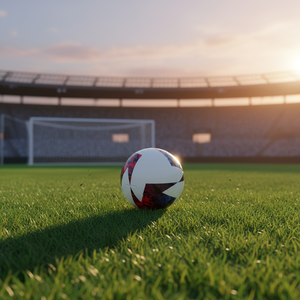 Balón de Fútbol de Alta Calidad, Premium, Ecológico, Ligero, Azul y Rojo, Talla <span class=keywords><strong>4</strong></span>, Cosido a Máquina, para Niños - Product Image 2