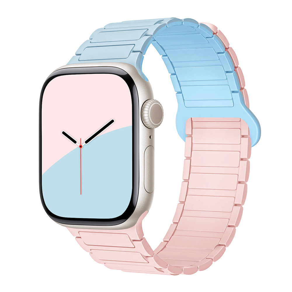 2light blue + bright pink