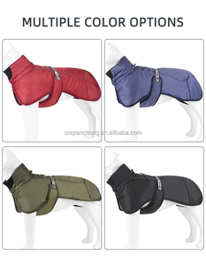 New <strong>Dog</strong> <strong>Coat</strong> Keep Warm Waterproof Jacket Winter Pet Outfits <strong>Sausage</strong> Vest Solid Color Outdoor Sport Fleece Lining - Product Image 5