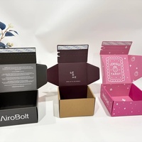Boîtes d'expédition personnalisées pour e-commerce, grandes, à fermeture rapide, auto-adhésives, avec bandes de déchirement, fermeture éclair, pour courrier aérien