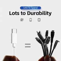 Câbles de charge rapide OEM PD 60W 1M/2M/3M USB C Câble de charge rapide de données TYPE C Câble de données pour téléphone portable