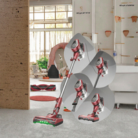 Aspirateur Filaire 600W 60 KPa, Filtre HEPA, Moteur à Balais, Cordon de 7m, Réservoir de Poussière de 1,5L, 6-en-1, Portable et Vertical, pour Poils d'Animaux et Voiture