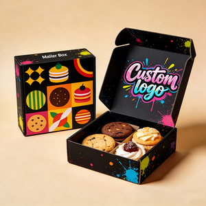 Caja de Regalo para Galletas Marroquíes, Diseño Festivo para Eid, Caja de Empaque de Lujo Personalizada para Galletas, Macarrones y Dulces de Panadería - Product Image 1