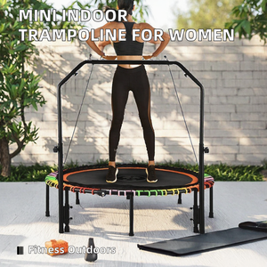 Trampolín de Fitness Plegable de 40 Pulgadas, Rebotador para Ejercicio con Manillar Ajustable para Gimnasio en Casa, Mujeres y Adultos - Product Image 2