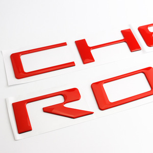 Lettres 3D en relief pour <span class=keywords><strong>voiture</strong></span>, autocollants adhésifs en ABS pour Silverado 1500 2500 HD 2019-2024, emblèmes autocollants, garantie 1 an - Product Image 3