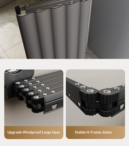 Barra Retráctil para Cortina de Ducha con Ventosas, Impermeable, Juego de Cortinas Divisorias para Baño - Product Image 5